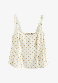 Non sélectionné, ecru yellow polka dot