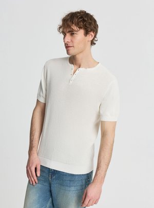 Terranova, SERAFINO - T-shirt basic - bianco lana