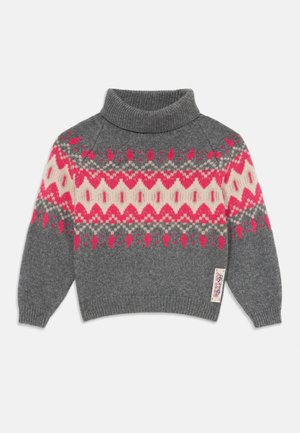 Pulover - mottled grey