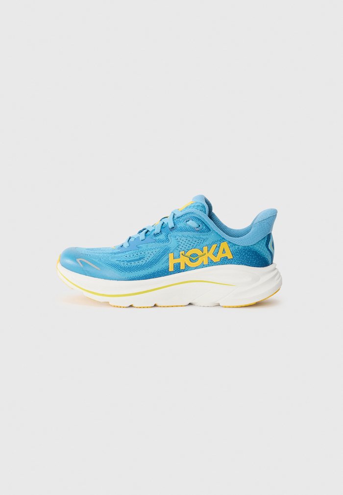 Hoka CLIFTON 10 BIG KIDS UNISEX - Road running shoes - alpine blue/foggy night