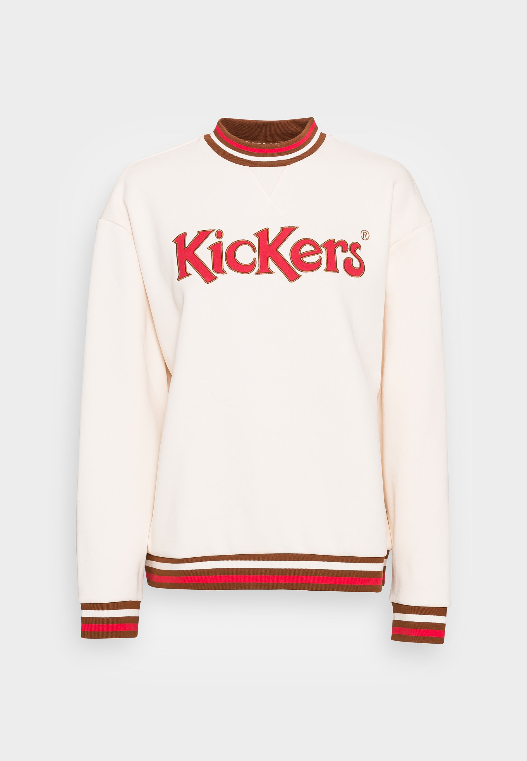 white kickers sweatshirt