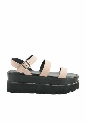 REGULAR FIT - Platform szandálok - pink