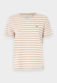 REGULAR STRIPED SHIELD  - Printtipaita - dry sand