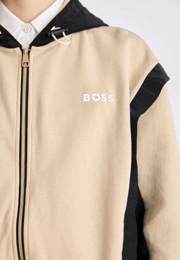 ENNISON - Zip-up sweatshirt - medium beige3