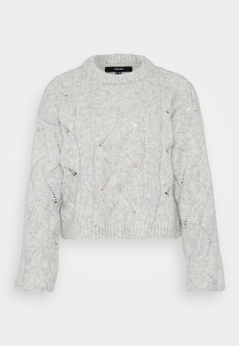 Vero Moda Petite Trui lichtgrijs gemêleerd