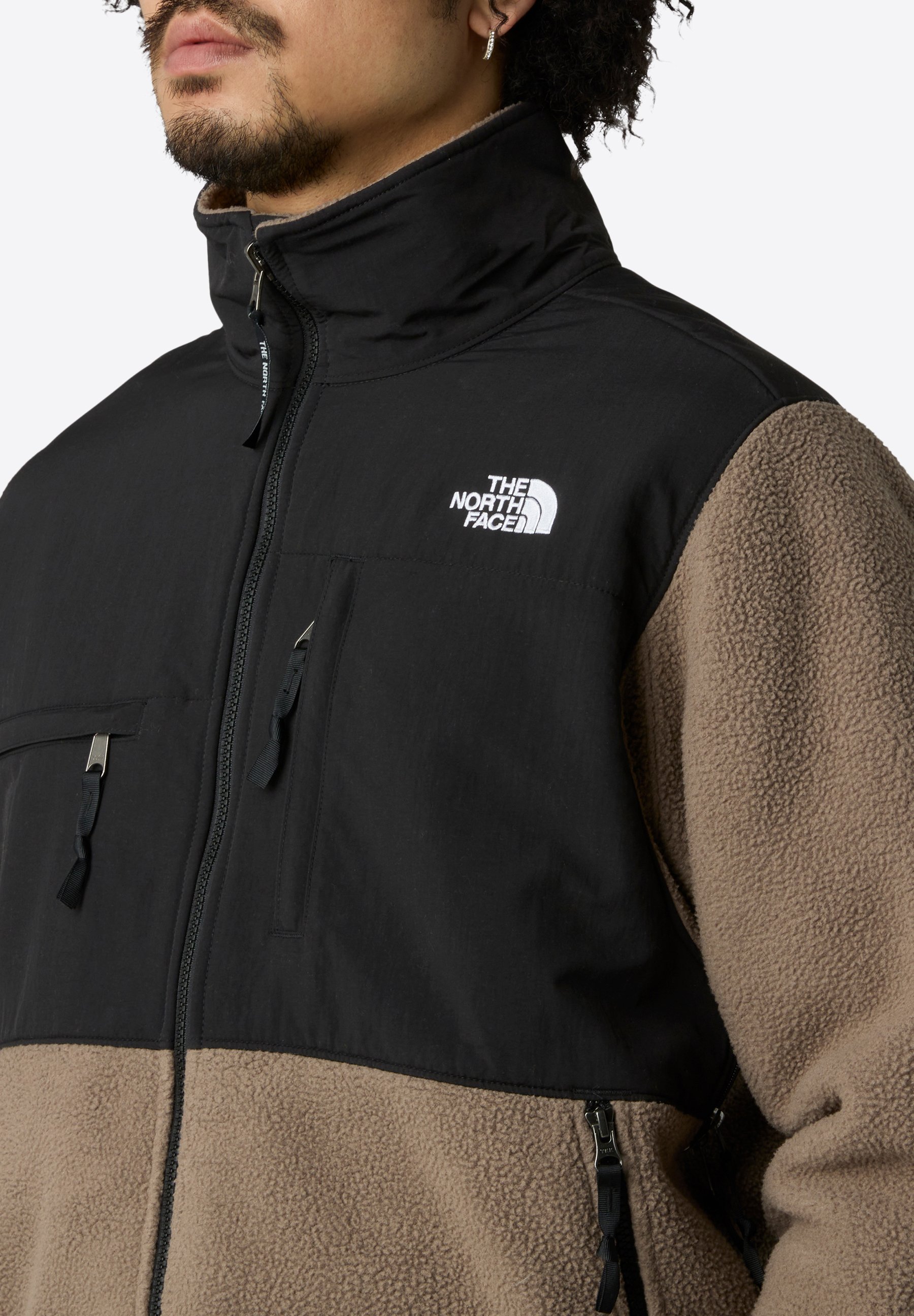 The North Face M RETRO DENALI JACKET - Fleecejas - mocha brown tnf