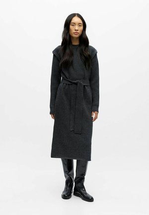 Haljina s naramenicama - dark grey melange