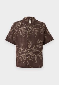 EMBROIDERED SHIRT - Pluus - brown