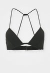PADDED TRIANGLE - Parte de cima de biquíni - black