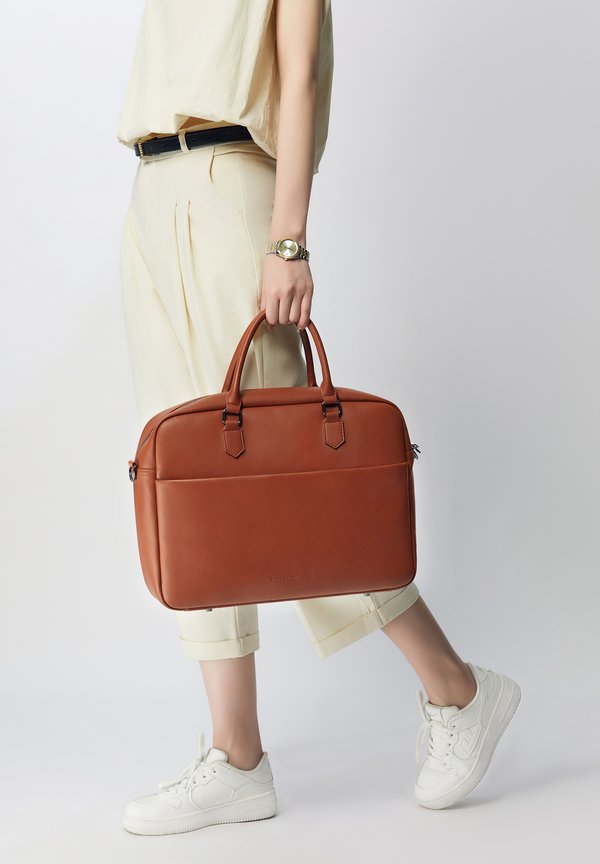 NEW WORK  - Notebooktasche - karamell