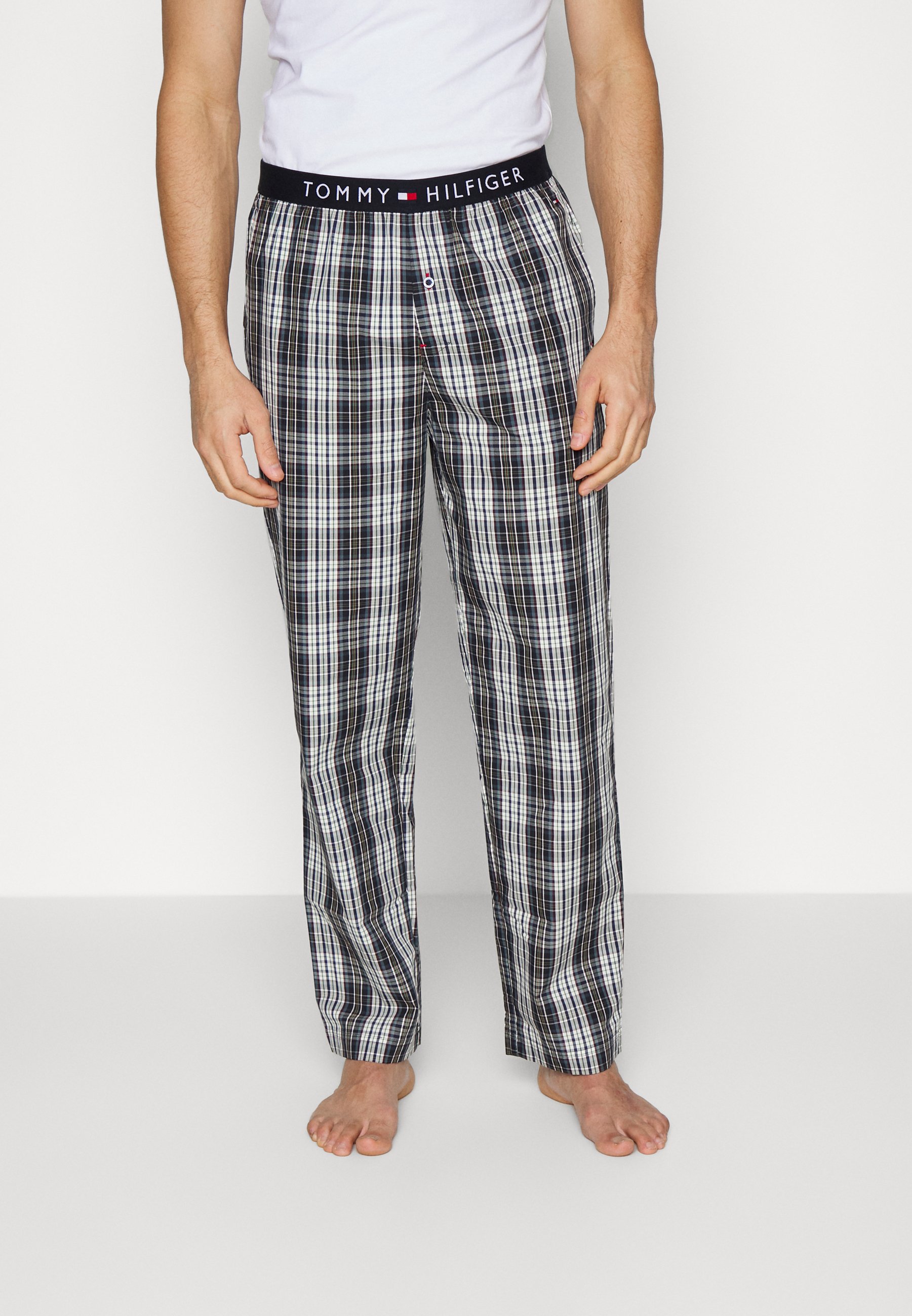 Tommy Hilfiger ORIGINAL PANT PRINT - Pantalón de pijama -  multi-coloured/negro - Zalando.es