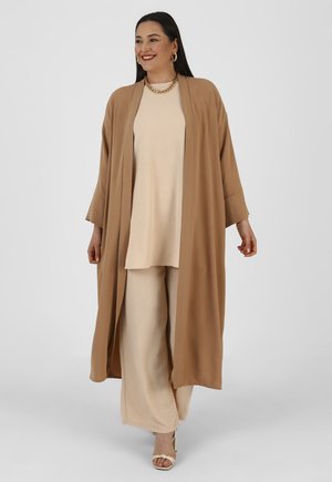 Modanisa PLUS SIZE ALIA - Cardigan - beige