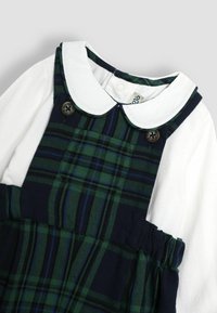 JoJo Maman Bébé TARTAN SET REGULAR FIT - Salopette - navy