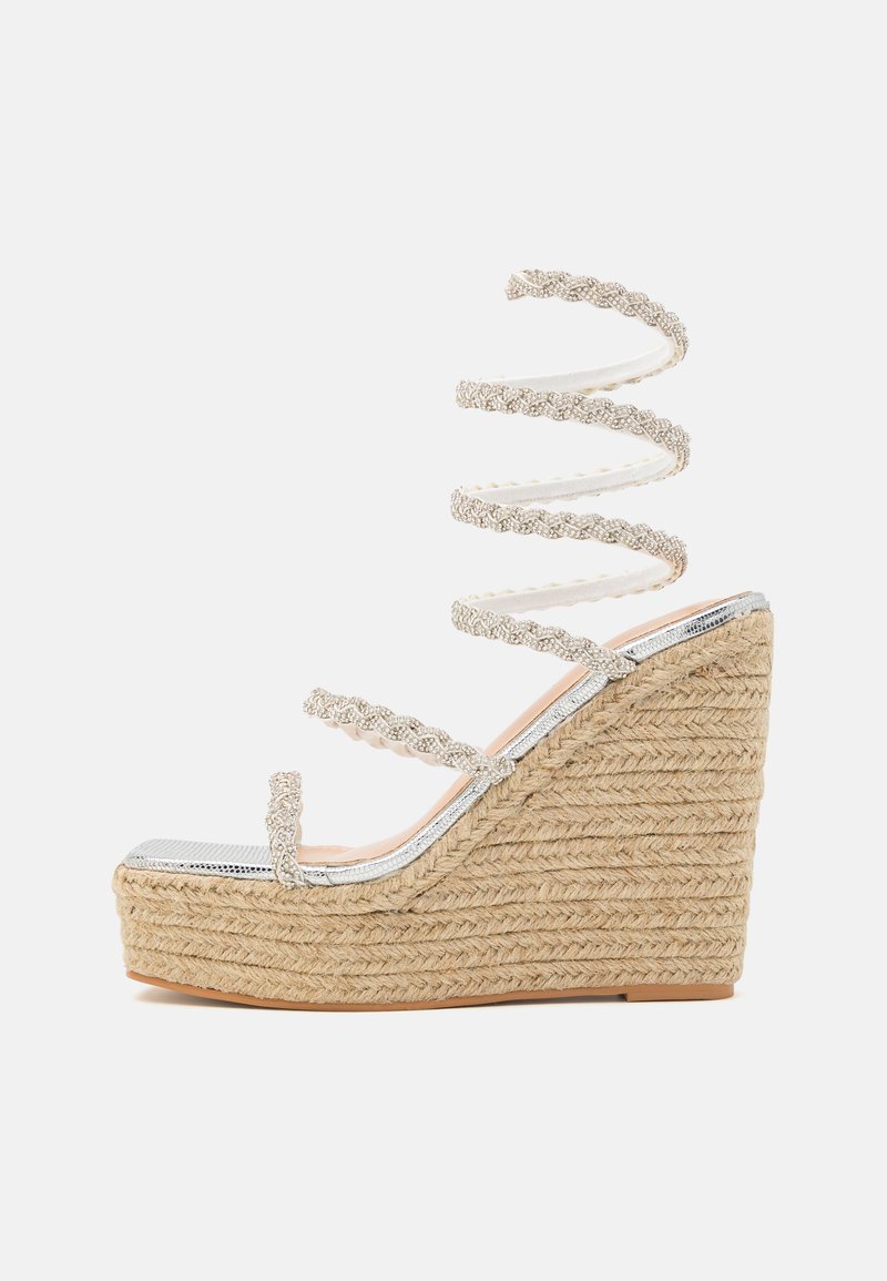 Simmi London Espadrilles zilverkleurig Simmi London Espadrilles zilverkleurig