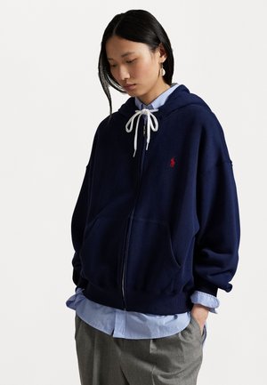 FLEECE FULL-ZIP HOODIE - Hoodie - cruise navy