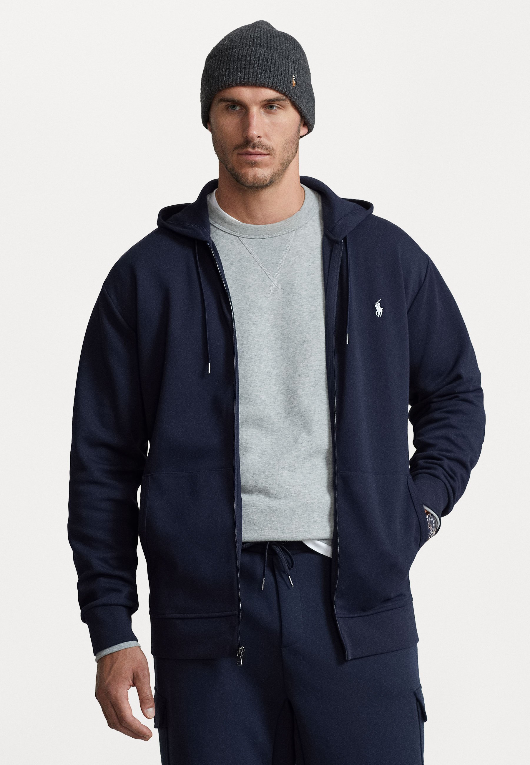 トップス Ralph lauren knit zip blouson navy S Mainimage.jpg