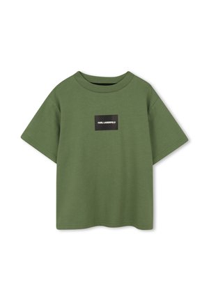 MET KORTE MOUWEN - T-shirt imprimé - dill