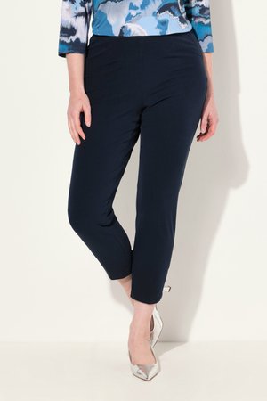 Ulla Popken, PIPING DETAIL - Pantalones - navy blue