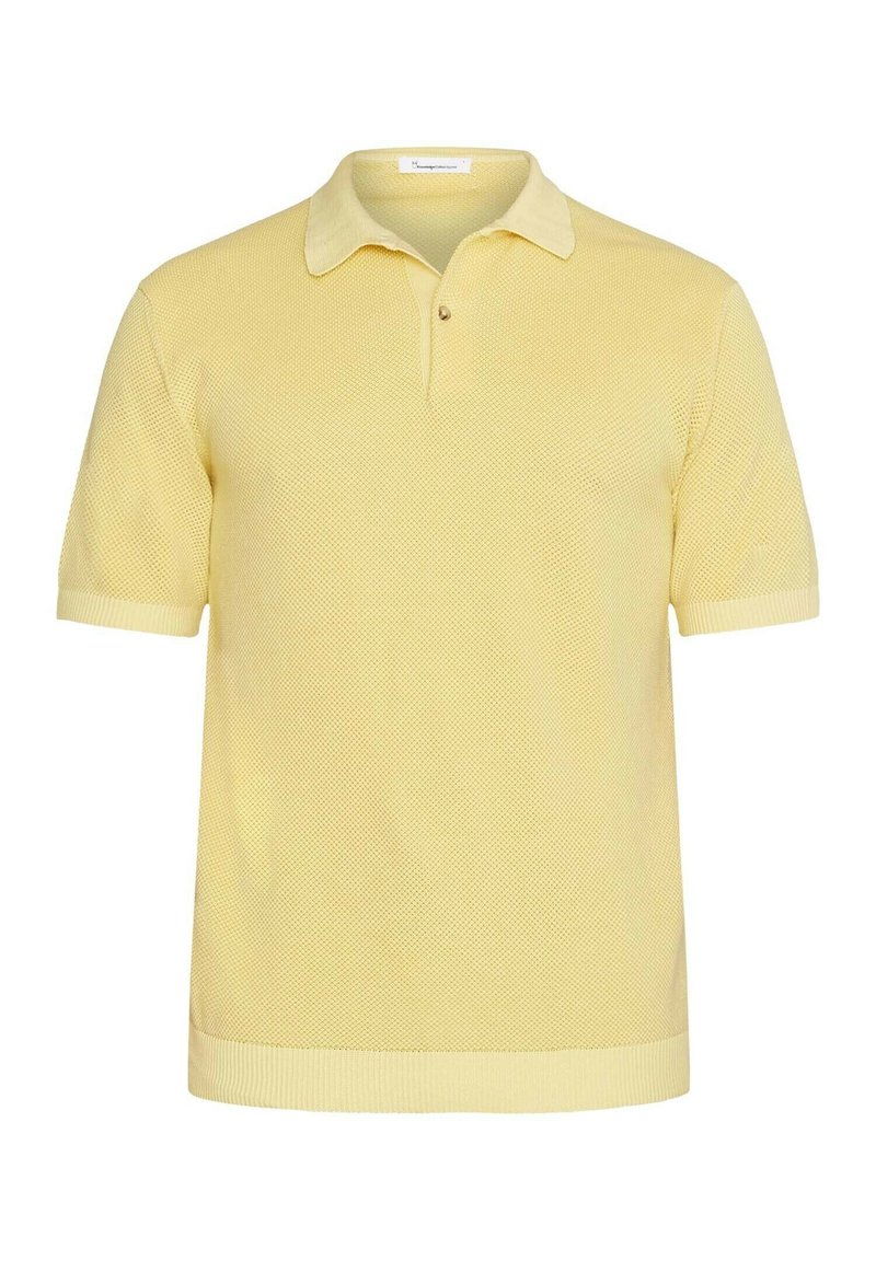 KnowledgeCotton Apparel Poloshirt geel