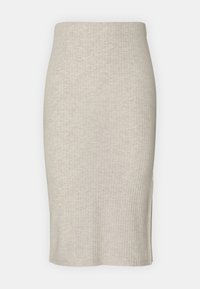 ONLEMMA SLIT  - Puzdrová sukňa - pumice stone