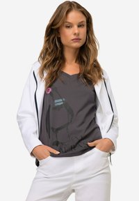 LAURASØN Print T-shirt - dark gray