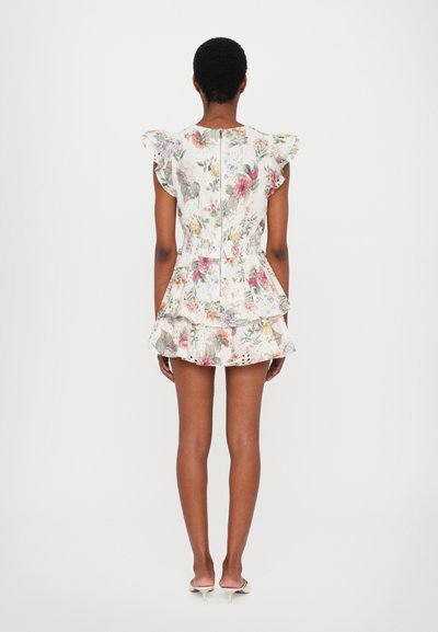 Alice + Olivia KESSIE RUFFLE ROMPER - Pajac - sweet nothings