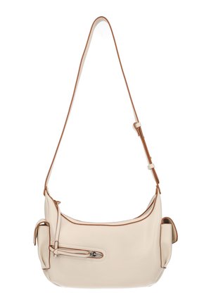 SHOULDER - Taška s příčným popruhem - offwhite