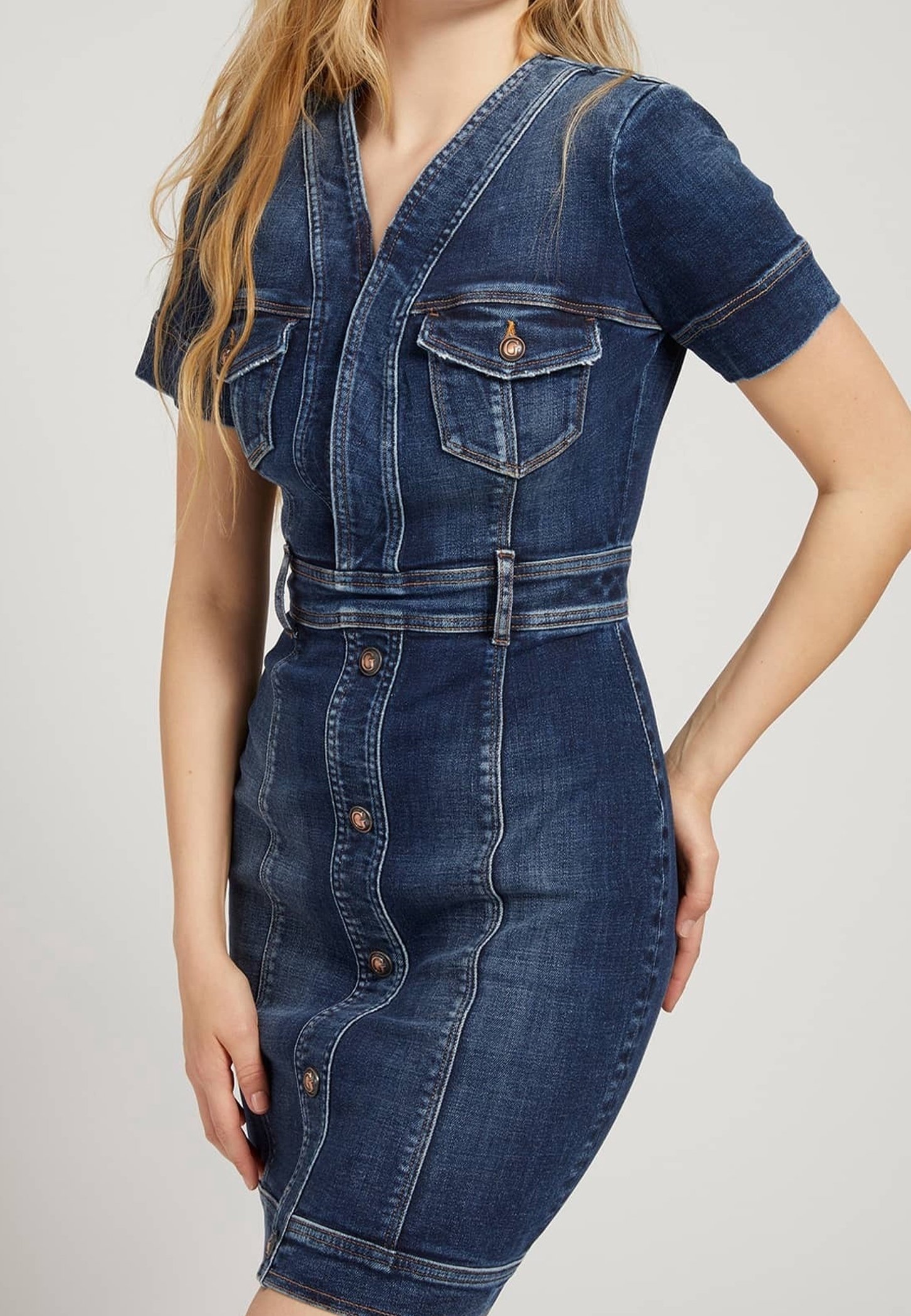 guess denim dress womens GUESS: Global Lifestyle Brand for Women, Men and Kids