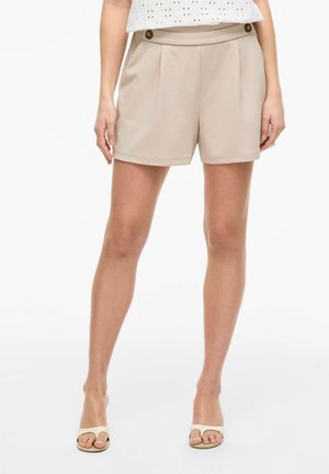 VILA SHORTS VICLARA HIGH WAIST - Shorts - chateau gray