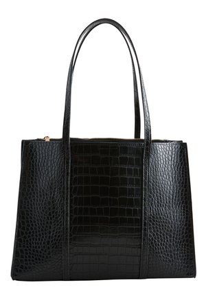STRUCTURED - Kandekott - black croc effect
