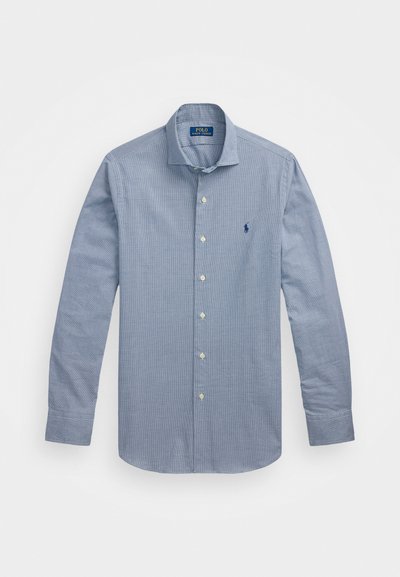Polo Ralph Lauren CUSTOM FIT HOUNDSTOOTH TWILL SHIRT - Camisa - white/navy
