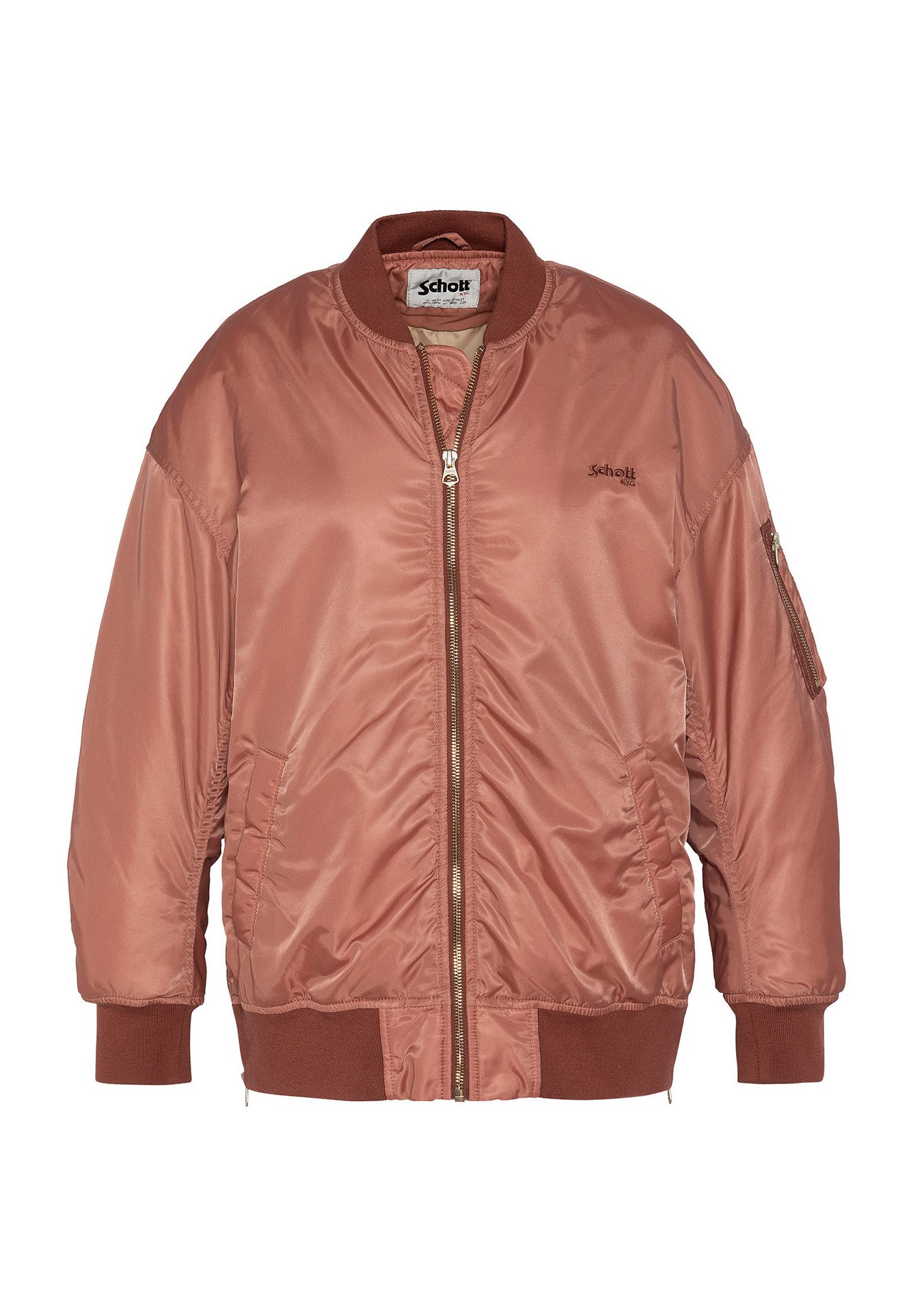 Schott TYPE - Bomber Jacket - rose/light pink - Zalando