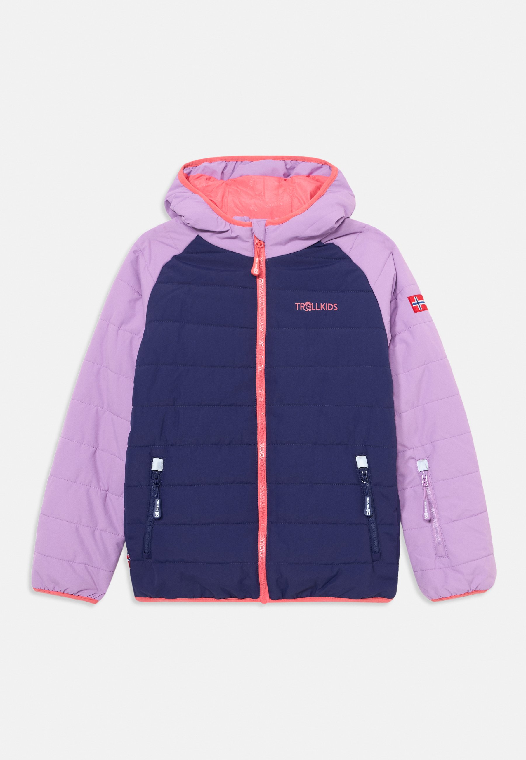 TROLLKIDS HAFJELL SNOW PRO Skijacke deep violet/light violet