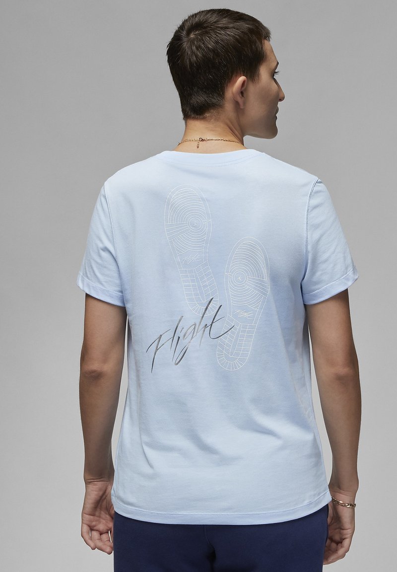 Jordan FLIGHT TShirt print ice blue/hellblau Zalando.at