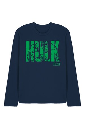 MARVEL HULK TEXT - Langarmshirt - dark blue