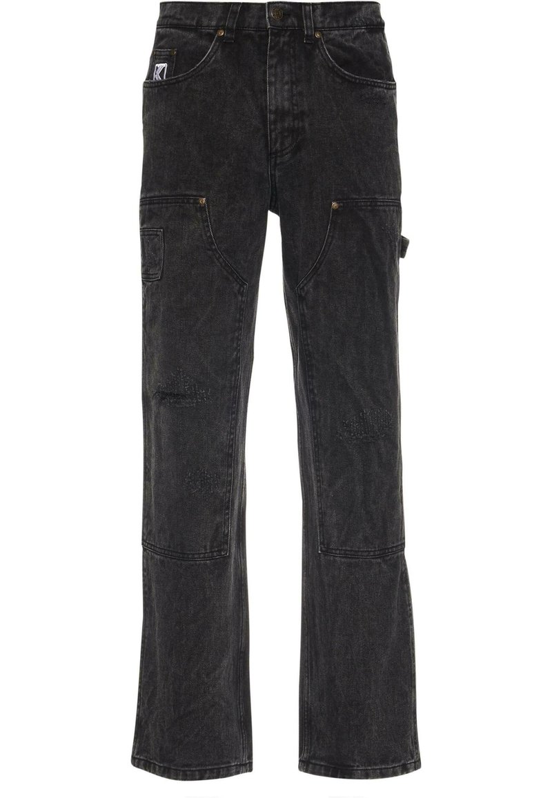 Karl Kani Straight leg jeans zwart