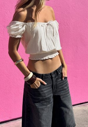 Bershka, Blouse - white
