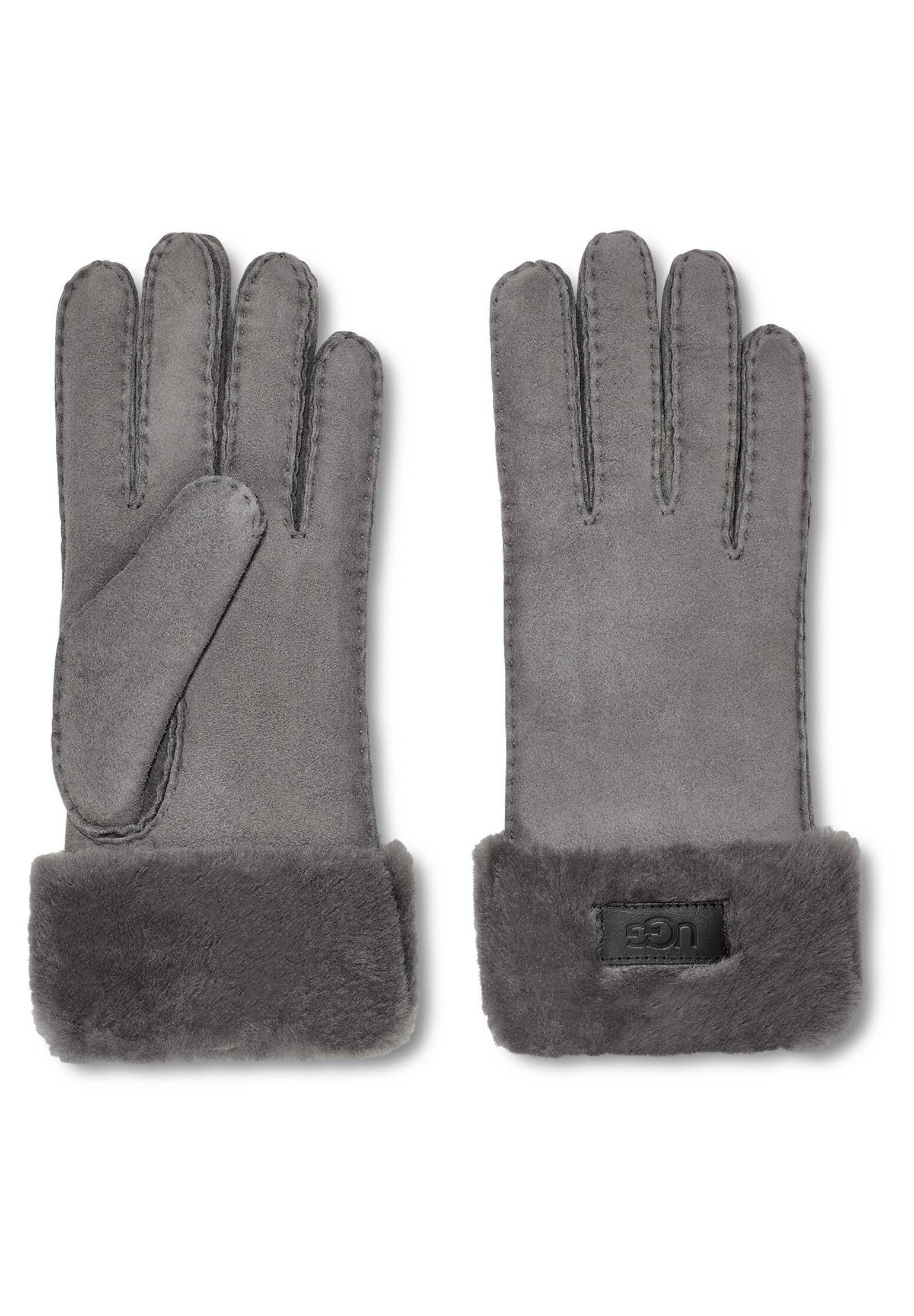 UGG TURN CUFF GLOVE - Handschoenen - mtl/grijs - Zalando.nl