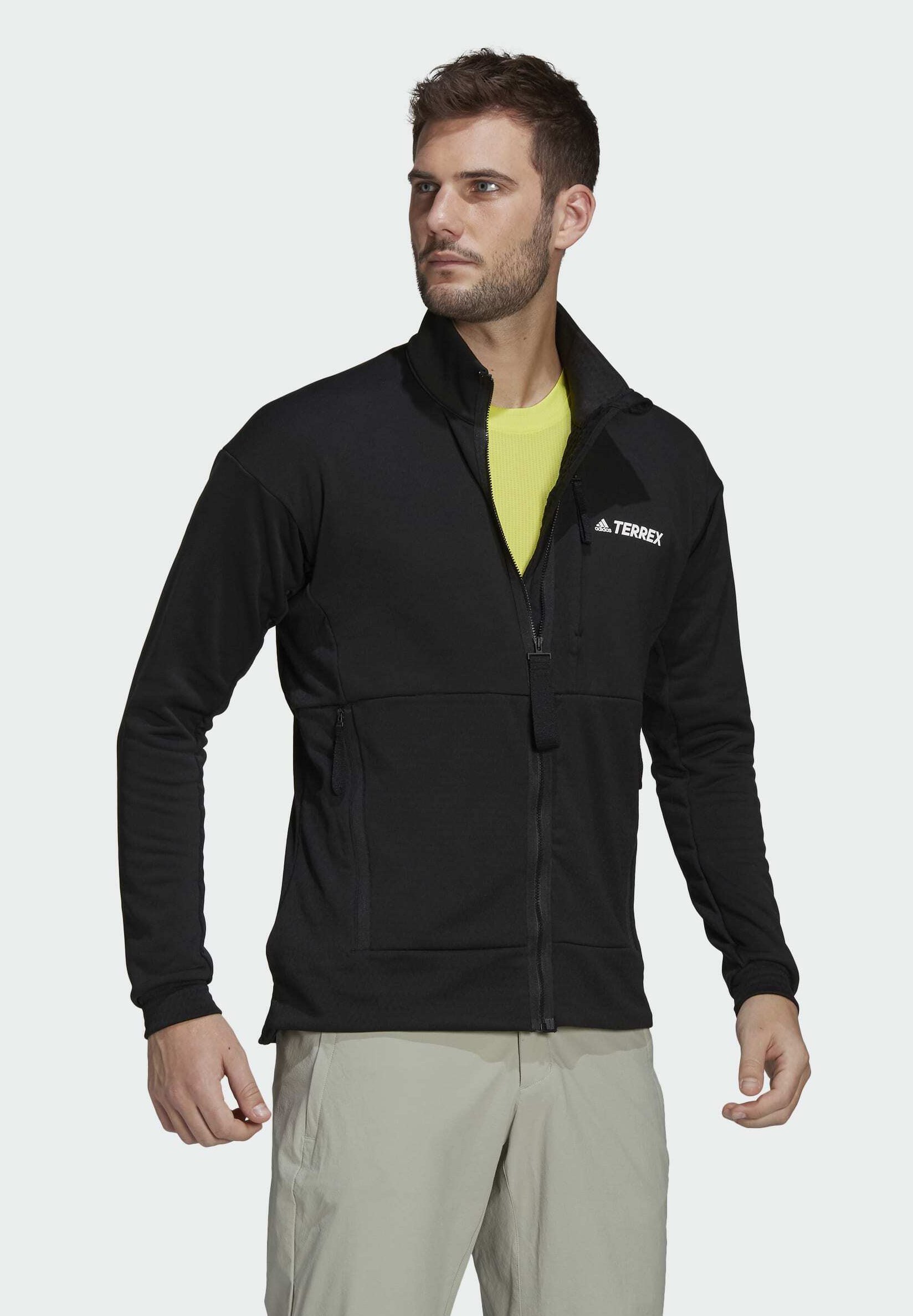 black hiking jacket