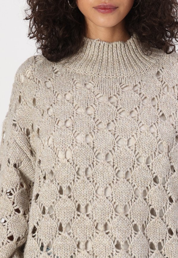 OLIVIAH HIGH NECK - Jumper - natural2