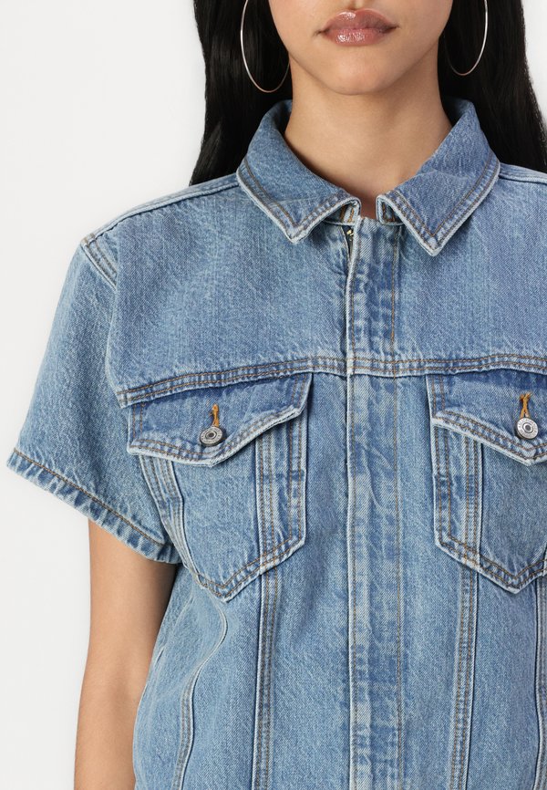 Denim Jumpsuit - Jumpsuit - medium wash4