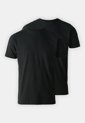 KARL LAGERFELD CREW NECK 2 PACK - Základné tričko - black