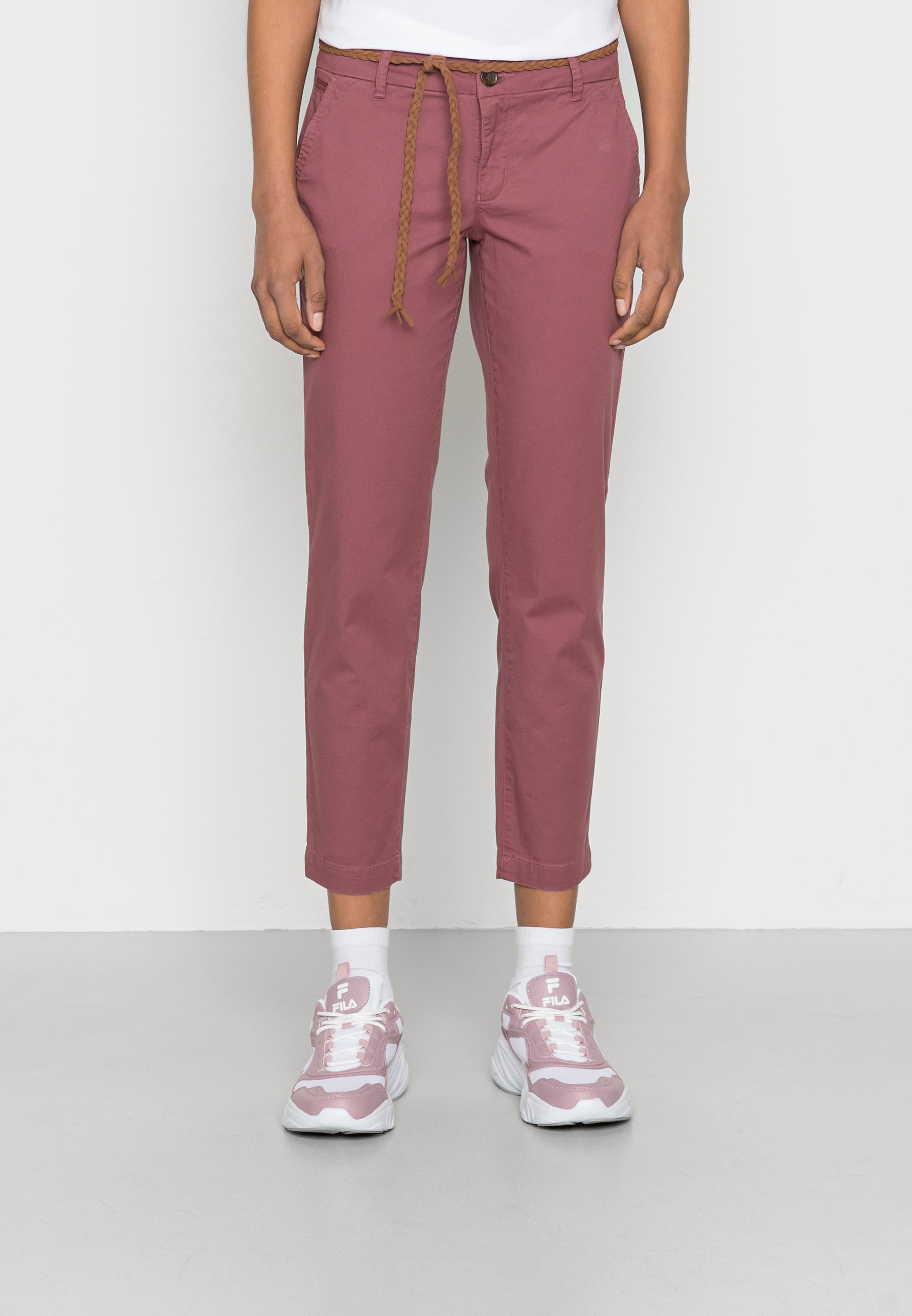 ONLY ONLEVELYN ANKLE PANT - Pantalones chinos - renaissance rose/rosa -  Zalando.es