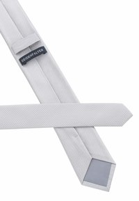 Seidenfalter Krawatte - hellgrau