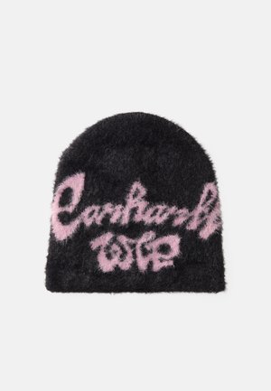CHEDDA BEANIE UNISEX - Berretto - black/glassy pink