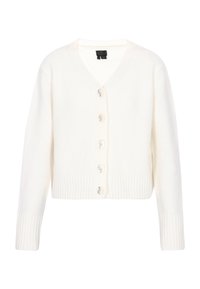 Strickjacke - wollweiss