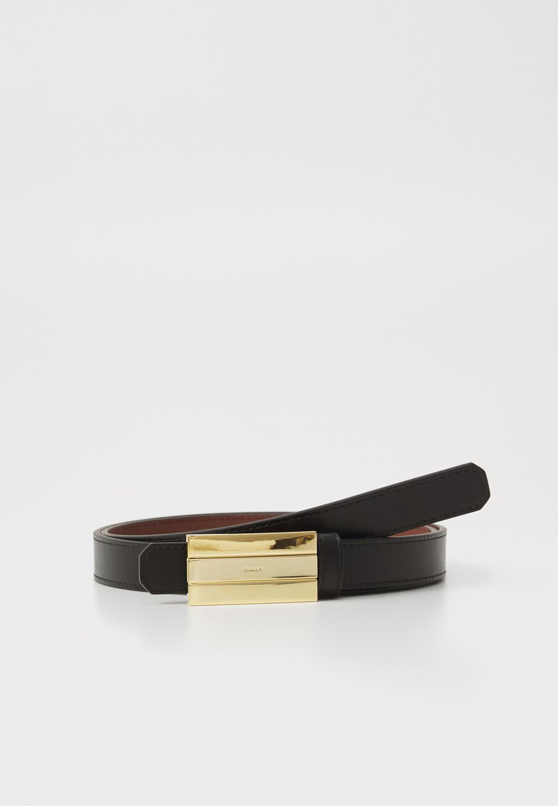 Bally OLLAM - Cinturón - black/russet/gold-coloured