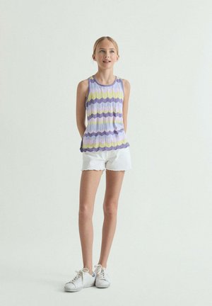 Scalpers, SCALPERS CROSS BACK TOP TRICOT GIRLS - Débardeur - lilac