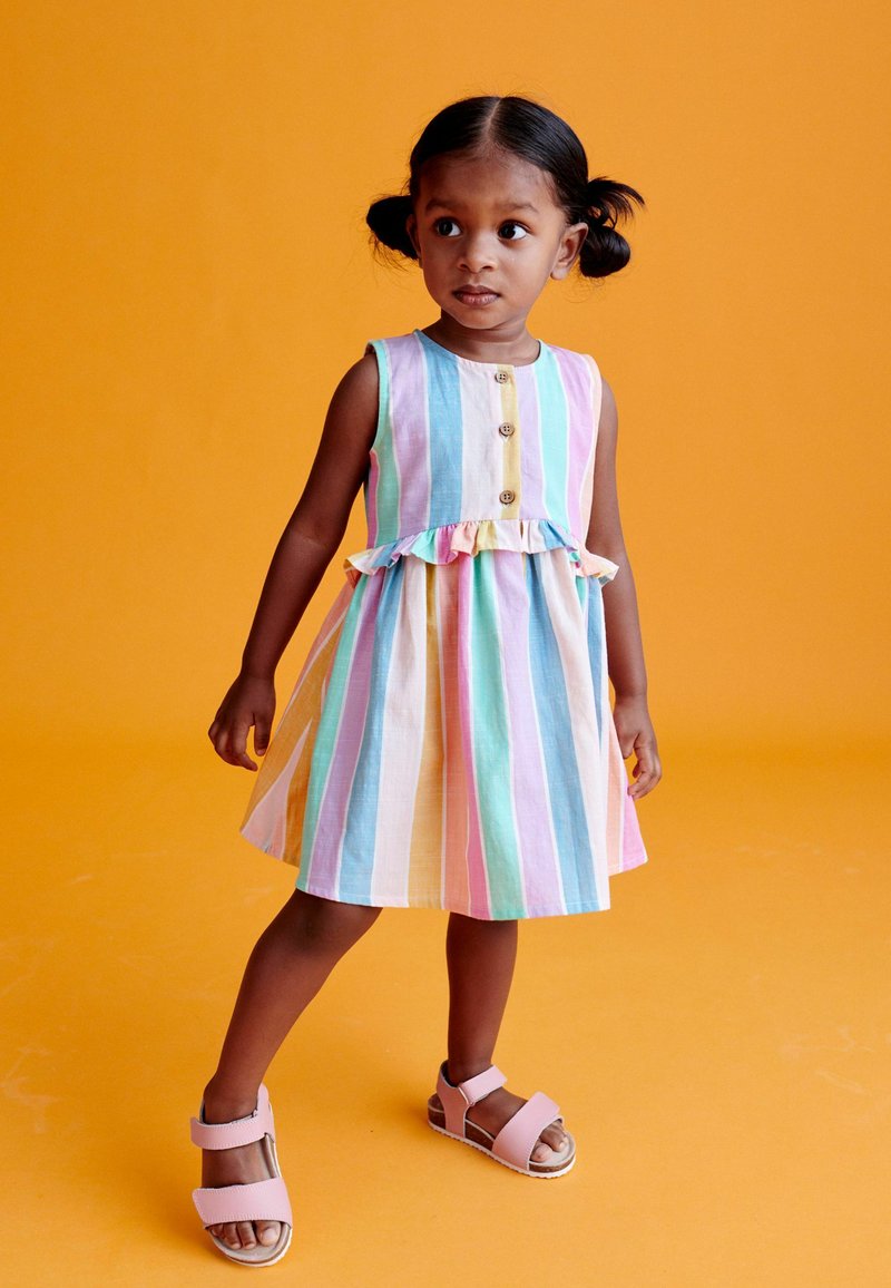 Next PEPLUM  REGULAR FIT - Hverdagskjole - rainbow stripe