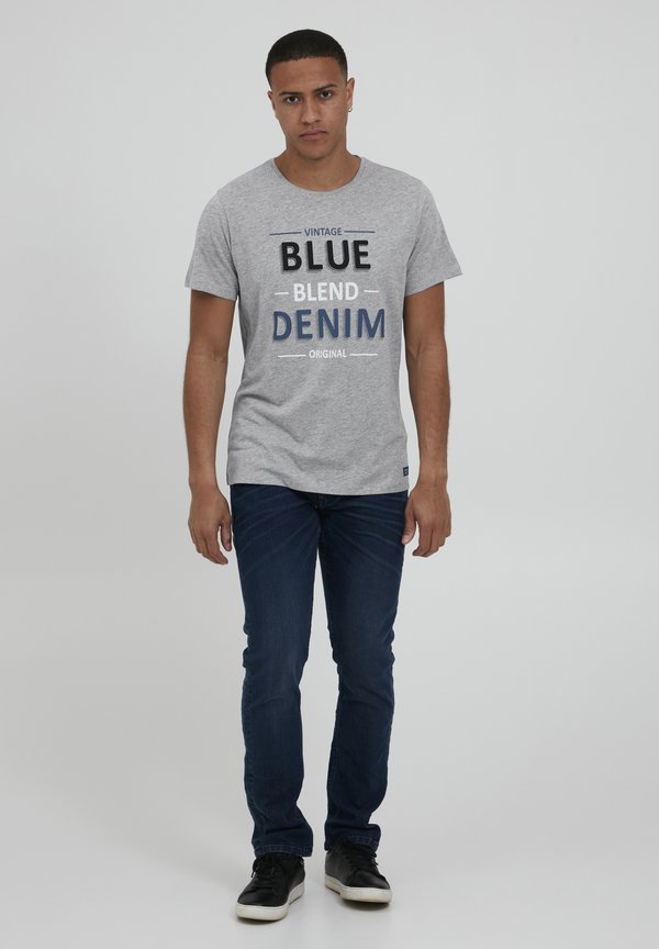 BHARTUR - Print T-shirt - stone mix3